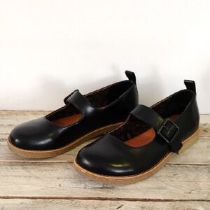BOC by Born Lara Black Mary Jane Flat Shoes Size 7